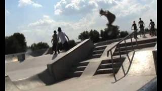 Hereford Skatepark Tre Flip + Inward Heel double set