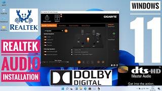 Installing Realtek HD Audio on windows 11 #win11audiofix #realtekaudio Missing Audio On windows 11