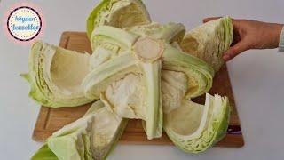 It doesn't exist anywhere else. Cut the cabbage this way and cook it. and the result is incredible.