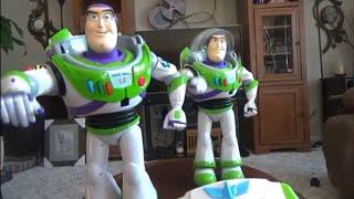 Thinkway Toys "The Ultimate Buzz Lightyear" 2009 Vs 2010 comparison toy story