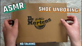 ASMR shoe unboxing (tracing and tapping, no talking)