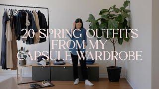 20 Spring Outfits From My Capsule Wardrobe | SLOW FASHION