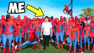 I Hired 50 Real Life Spider-Man!