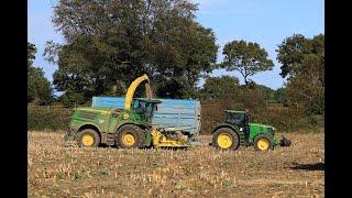  Ensilage de maïs 2023 / ETA Le Paven, John Deere 8500i