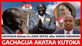 Breaking‼️Gachagua REFUSES to LEAVE OFFICE after KINDIKI Swearing CLAIMS to be DEPUTY PRESIDENT