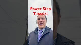 Power step tutorial for this 2025 Chevrolet 1500 High Country