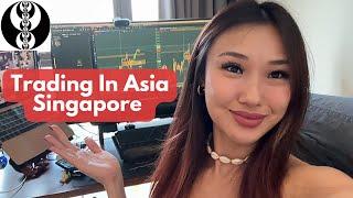 Trader's ASMR | Trading In Asia, Singapore | Revealing My Process