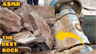 Big Rock Crusher Machine: A Giant In Action Big Rock Crushing:A Powerful Process #rockcrusher #asmr