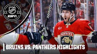 Boston Bruins vs. Florida Panthers | Full Game Highlights | NHL on ESPN