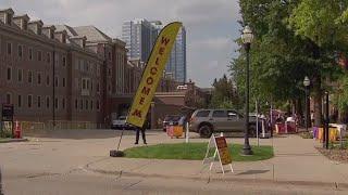 University of Minnesota move-in day despite the extreme heat