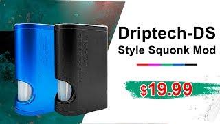 Driptech-DS Style Mechanical Squonk Box Mod-8ml, 2 x 18650, In Stock Now!