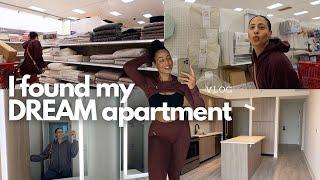 MOVING VLOG: touring my DREAM apartment, target new apartment shopping & preparing to move