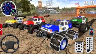 Police Monster Truck Offroad Driving - SUV Jeep Driver Simulator - Android / Ios Gameplay #2