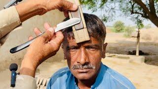 Traditional ASMR Shave with an Old-School Barber | Relaxing Razor Sounds