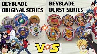 Beyblade burst Vs beyblade original series / Homemade beyblade fight / Beyblade fight / AD Crafts /