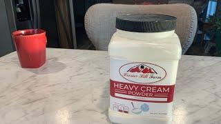 Can you make whip cream with heavy cream powder