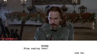 The Princess Bride | Prepare to Die HD - "Script to Screen" to The Script Lab