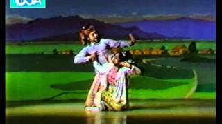 "Shwe Mum Tha Bin" Burmese Traditional Dancers Group on Myanmar TV 1987