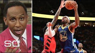 ESPN reacts to Buddy Hield gets 22 Pts, Curry gets 17 Pts, 10 Ast help Warriors beat Blazers 139-104