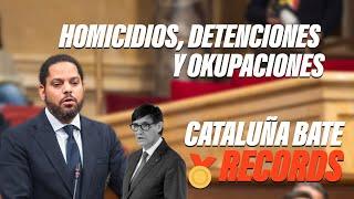 ️ Ignacio García REPROCHA a Illa que Cataluña sea LÍDER en inmigración, delincuencia y okupaciones