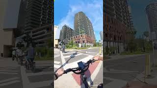 E-Bike Enthusiasts riding along Tampa, FL.