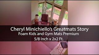 Cheryl Minichiello Greatmat's Story - Foam Mat Flooring with Dogs