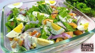 How to make Healthy & Tasteful VEGETABLE SALAD RECIPE