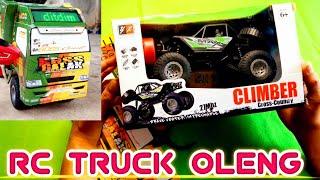 Miniatur Truk Kardus, membuat truk boss galak pakai RC & running text | diy truck papercraft