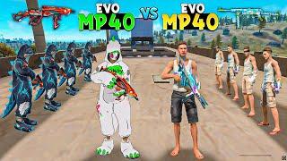 Cobra MP40 vs Bunny MP40 on Factory Roof | Pro Player vs Adam | Gun Skin Challenge | Free Fire