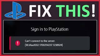 How To Fix "Can’t Connect To The Server" PlayStation Sign In Error (2024)