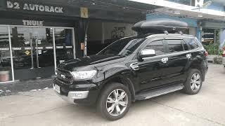 ที่ใส่ของบนหลังคา YAKIMA RoofBox SKYBOX 21 ใส่ Ford Everest กล่องสัมภาระมือสอง กล่องหลังคารถ