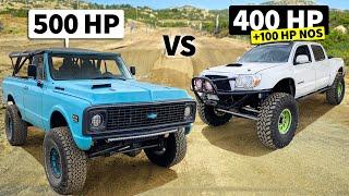 Daily Driven Duramax Blazer vs Supercharged Trail Tacoma with NOS // THIS vs THAT Off-Road