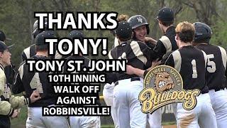 Hopewell Valley 3 Robbinsville 2 Baseball Highlights | Tony St. John Walk Off!