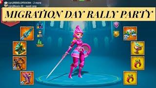 Big Troops, Bigger Hits! Migration Day Rally Party | Lords Mobile