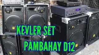 VIDEOKE SET SIZE 12 POWERED BY KEVLER