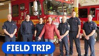 Let's Visit The Fire Station | Caitie's Classroom | Safety Education For Kids