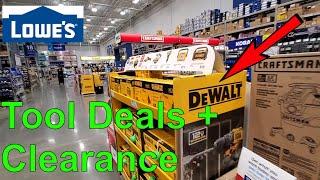 Tool Deals + Clearance Shopping at Lowes