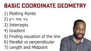 Coordinate geometry 1 - Intro | Graphs