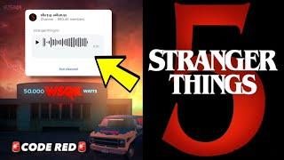 Stranger Things 5 - NEW Audio Teaser Revealed