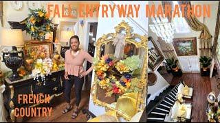 Fall Entryway Marathon French Country Tradional Fall Decorating Ideas