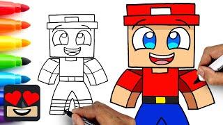 How To Draw Marty | Johnny Minecraft