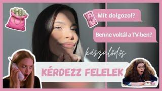 3 MILLIÓ FORINTOT NYERTEM  BENNE VOLTAM A TV-BEN?! Q&A | Rózsahegyi Csenge