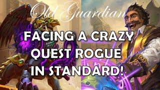 Facing a crazy Quest Rogue! (Hearthstone Ashes of Outland gameplay)