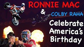 Ronnie Mac and Colby Raha Celebrate America’s Birthday 