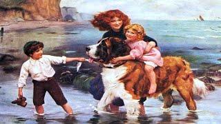 Дети и животные в живописи Arthur John Elsley