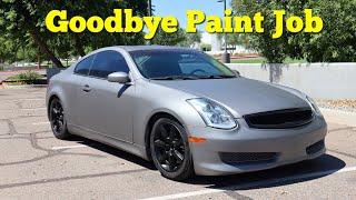 Im letting go of my g35 coupe, but before I do, I'm going to paint it with plasti dip!