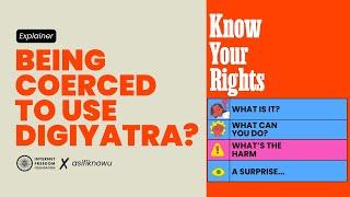 Explainer | Being Coerced into using #DigiYatra? Know Your Rights! IFF x asifiknowu