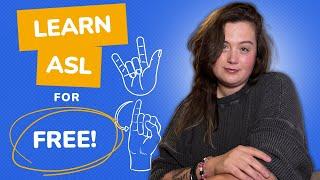 How To Learn ASL For (Mostly) Free! // (American Sign Language Vlog)