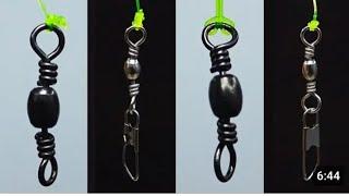 How to tie a swivel to a fishing line