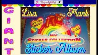 GIANT Vintage Lisa Frank Sticker Album ~ 80's ~ Toy-Addict